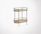 Table d'appoint ovale style antique JUNGLE - Nordal