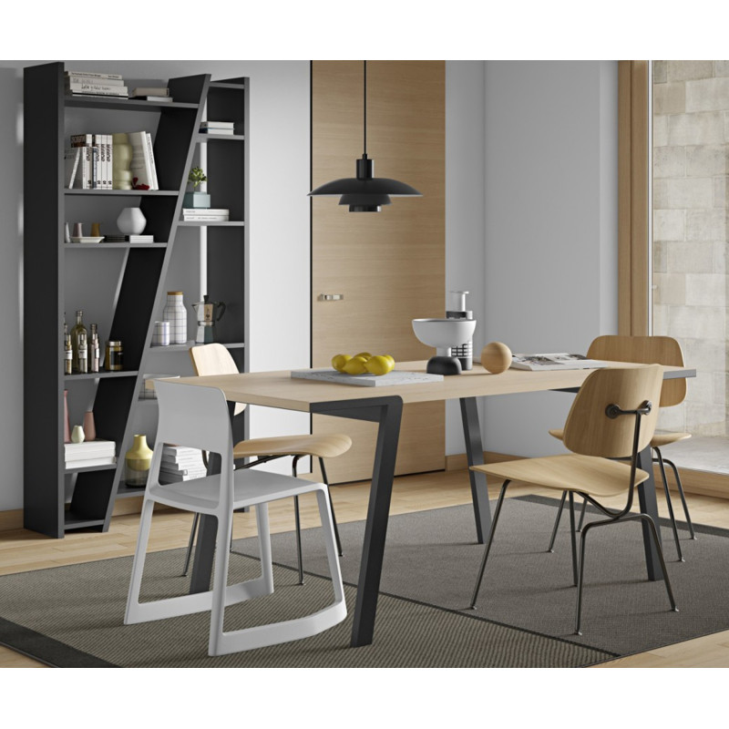  Table  salle   manger  design  minimaliste bois m tal marque 