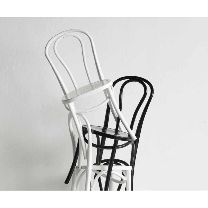 Lot 2 chaises design bois BISTRO - Nordal