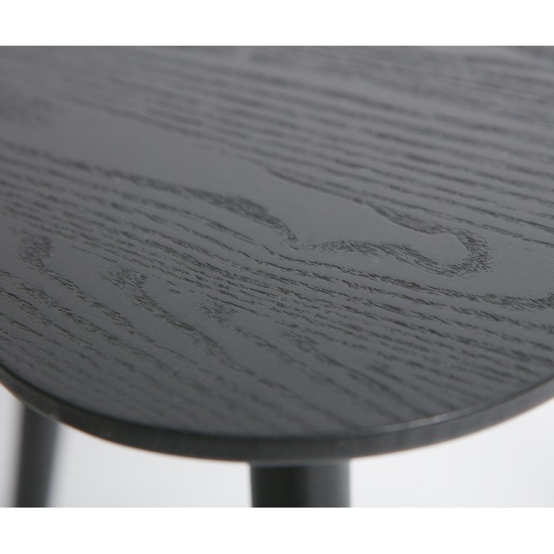 Tables gigognes bois noir style scandinave NILA