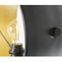 Lampadaire métal noir style antique HOTAL