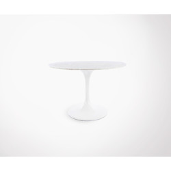 Table Ronde Marbre Pied Central
