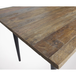 Table à manger bois métal 180cm GUILD