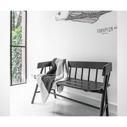 Banc design teck massif JARDO - HK Living