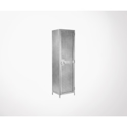 Armoire métal brut style locker LUMINE