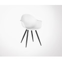 Chaise de salle a manger design pieds metal POZETTE - Label 51