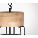 Suspension bois et métal style industriel PIX - Label 51