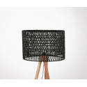 Lampadaire en bois et coton KARL - Label 51