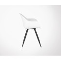 Chaise de salle a manger design pieds metal POZETTE - Label 51