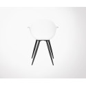 Chaise de salle a manger design pieds metal POZETTE - Label 51