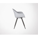 Chaise de salle a manger design pieds metal POZETTE - Label 51