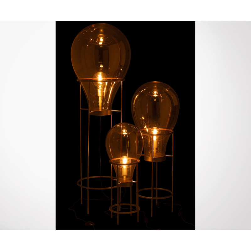Lampadaire moderne verre et métal BALLOONS