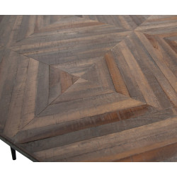 Table bois massif 180x90cm RHOMBO - BePureHome