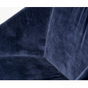 Fauteuil 1 personne velours bleu ORKA- Bloomingville