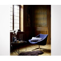 Fauteuil 1 personne velours bleu ORKA- Bloomingville