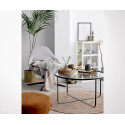 Table verre 80 cm pied métal LOLA - Bloomingville