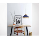 Chaise vintage bois cuir année 30 VITUS - Bloomingville