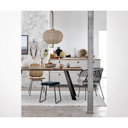 Lot 2 chaises rotin KAMA - Bloomingville