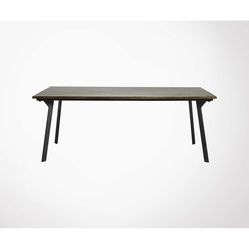Table à manger rétro 200cm CHESTNUT - Nordal