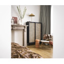 Armoire portes coulissantes bois cannage SEJINA - HK Living