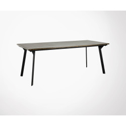 Table à manger rétro 200cm CHESTNUT