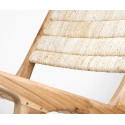 Chaise lounge teck massif ABOCOLO - HK Living