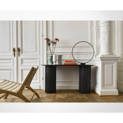 Chaise lounge teck massif ABOCOLO - HK Living