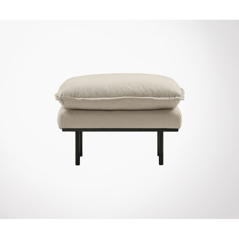 Ottoman rétro tissu ALFARNO - HK Living