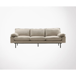 Canapé 4 places 245cm tissu ALFARNO