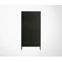 Armoire à linge 180x100cm bois massif fsc MADAM - Woood