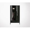 Armoire à linge 180x100cm bois massif fsc MADAM - Woood