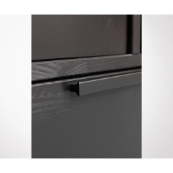 Armoire à linge 180x100cm bois massif fsc MADAM - Woood