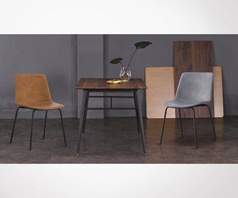 Chaise de salle à manger simili cuir HARONA - COD Furnitures