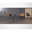 Chaise design simili cuir SHELBY