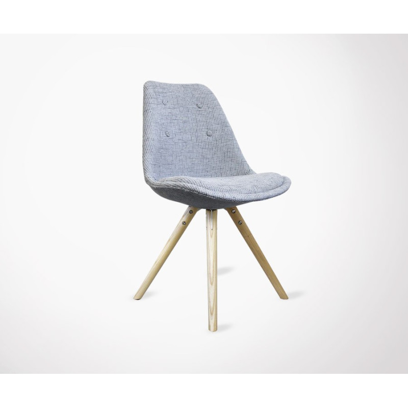 Chaise design CHARLIE - rembourrée