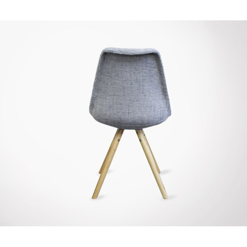 Chaise design CHARLIE - rembourrée