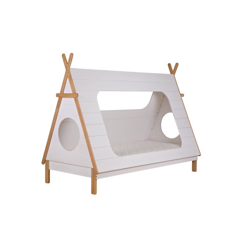 Lit cabane pour enfant bois massif 90x200cm YOLANDA - Woood DHK - 5