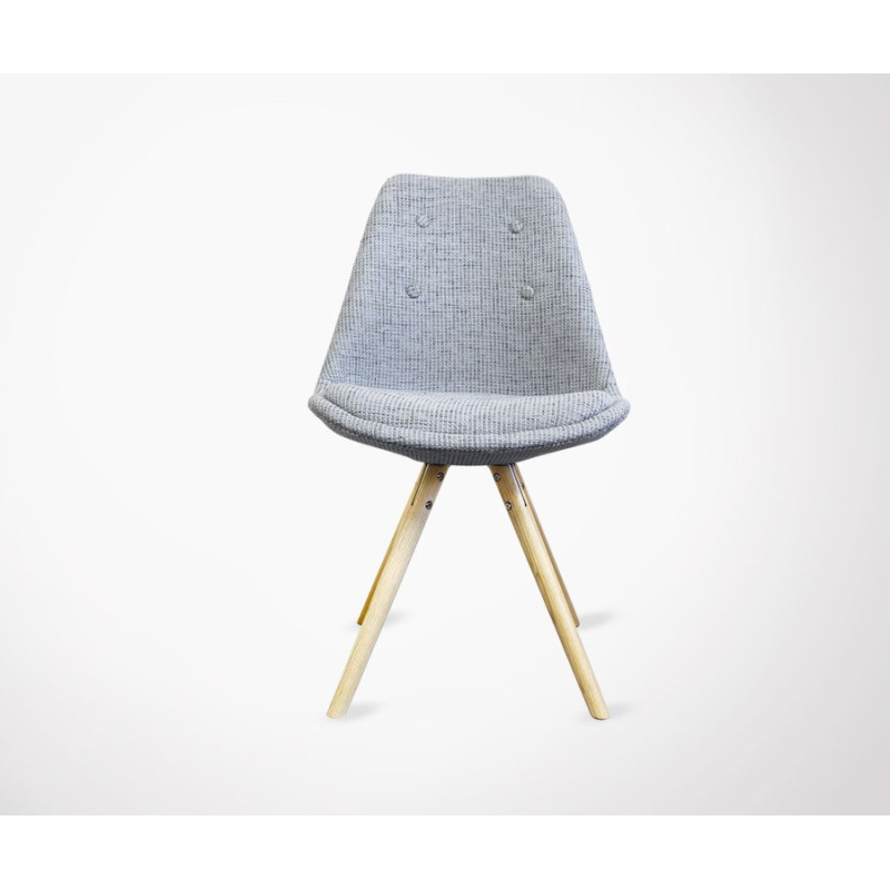 Chaise design CHARLIE - rembourrée