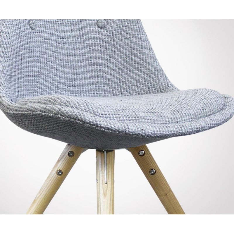 Chaise design CHARLIE - rembourrée