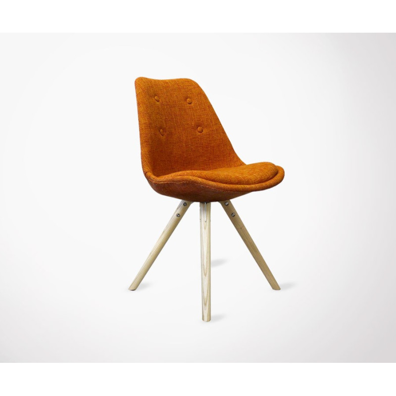 Chaise design CHARLIE - rembourrée