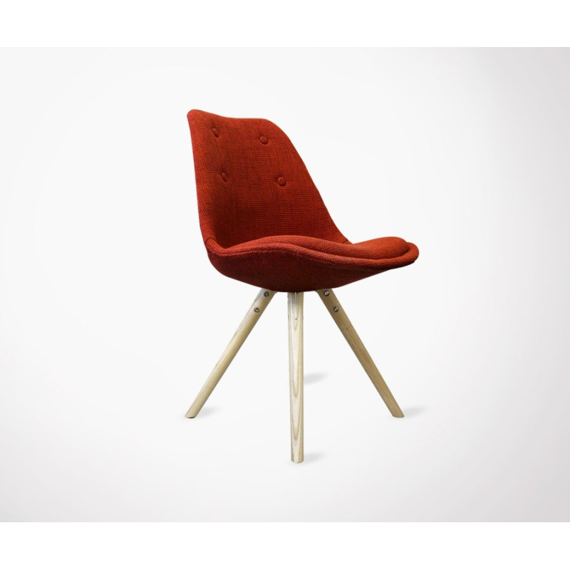 Chaise design CHARLIE - rembourrée
