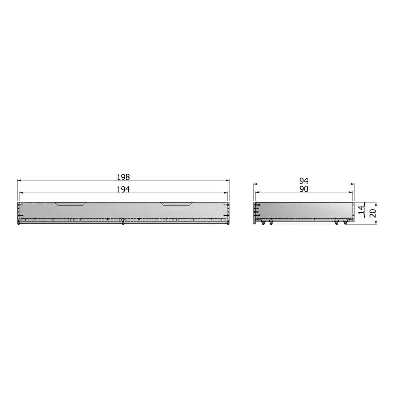 Tiroir pour lit enfant en pin massif ARISTOPHANES - Woood DHK - 4