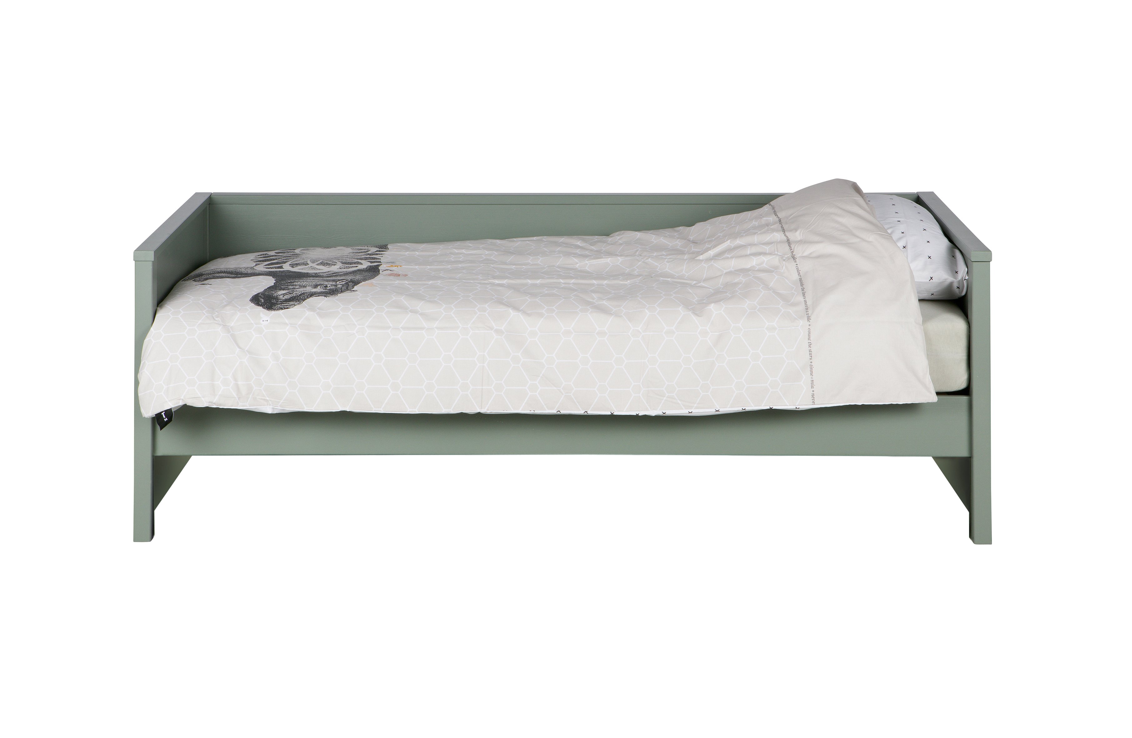 Canapé lit 90x200cm pour chambre enfant bois massif marque Woood