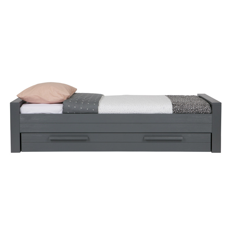 Cadre de lit enfant 90x200cm bois massif STAVROS - Woood DHK - 9