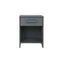 Table de chevet pin tiroir et niche RHAMANTUS - Woood DHK - 6