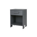 Table de chevet pin tiroir et niche RHAMANTUS - Woood DHK - 7