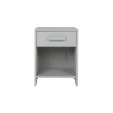 Table de chevet pin tiroir et niche RHAMANTUS - Woood DHK - 10
