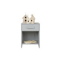 Table de chevet pin tiroir et niche RHAMANTUS - Woood DHK - 12