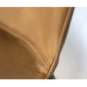 Lot 2 chaises design simili cuir HARONA