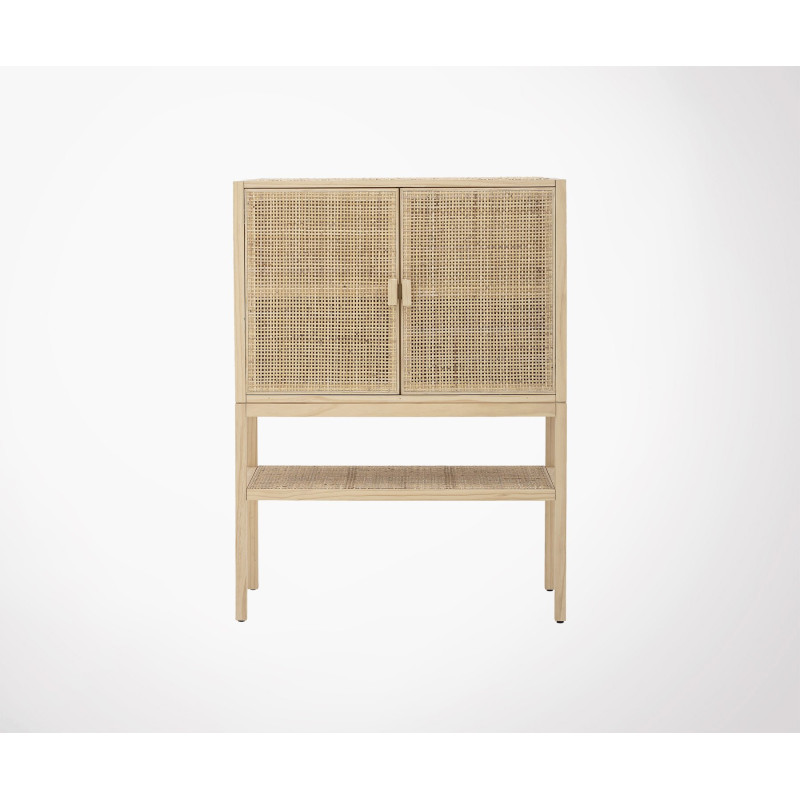 Buffet haut naturel en cannage BAYA - Bloomingville
